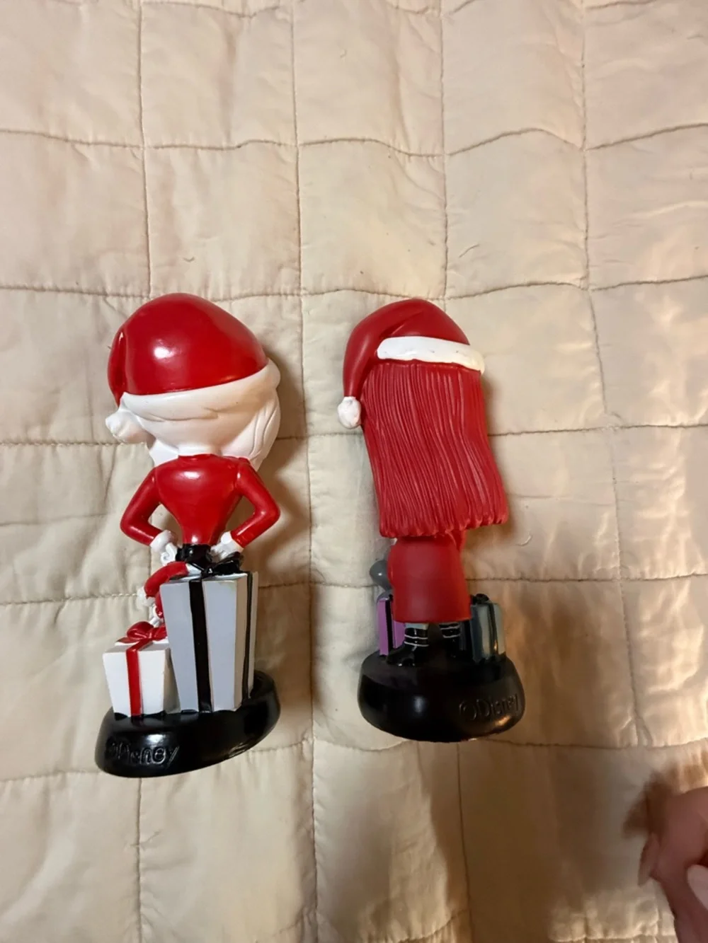 Disney Jack‎ & Sally Holiday Figurines - Red, White, Blue, Black